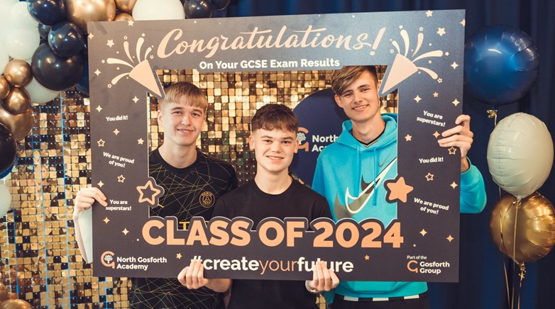 North Gosforth Academy GCSE Results Day