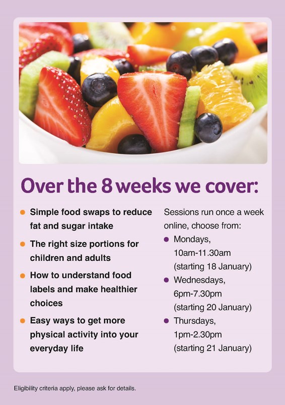 Healthy 4 Life flyer