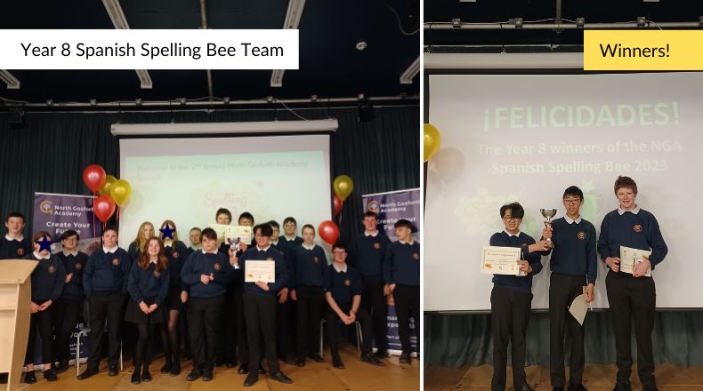 Year 8 Spanish Spelling Bee Team